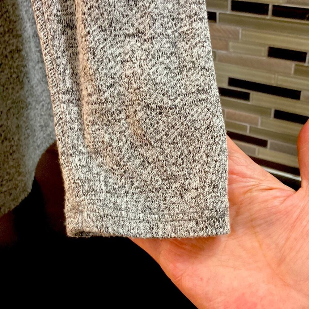 Mix Color Block Open Front Cardigan. Long Sleeve … - image 4